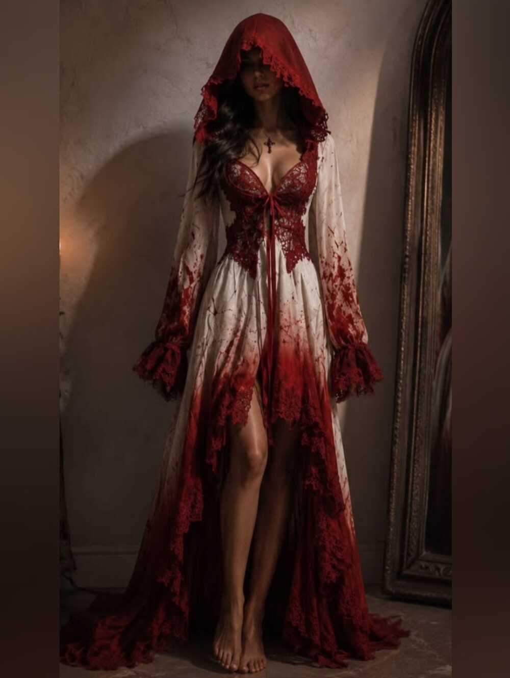INSPO Blood Witch 🧙🏻‍♀️/ Baby Vamp Debutante 🩸 🦇  Dress
